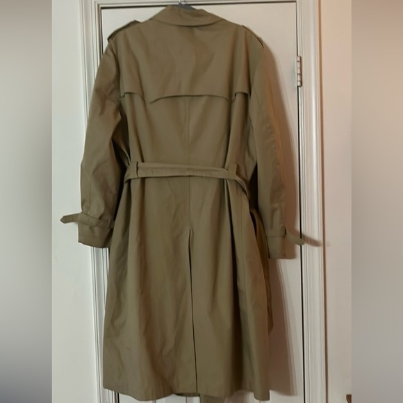 Christian Dior Monsieur Vintage Trench Coat Belted Removable Wool Blend Lining - Picture 2 of 9